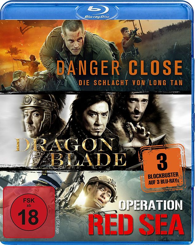 Danger Close / Dragon Blade / Operation Red Sea [3 Discs] Blu-ray Disc