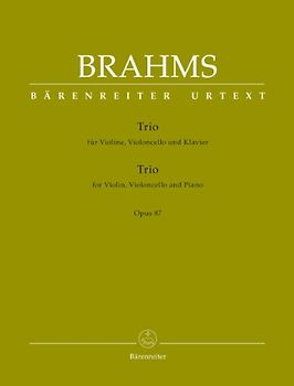 Trio für Violine, Violoncello und Klavier op. 87: Partitur und Stimmen