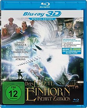 Das letzte Einhorn kehrt zurück 3D 3D Blu-ray Disc