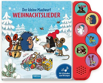 TRÖTSCH - Der kleine Maulwurf Soundbuch Weihnachtslieder | Ab 18 Monaten