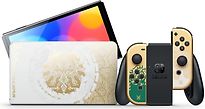 Image of Nintendo Switch OLED 64 GB [The Legend of Zelda: Tears of the Kingdom Editie incl. controller goud] wit (Refurbished)