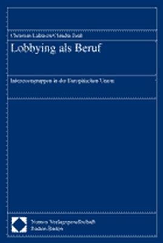 Lobbying als Beruf