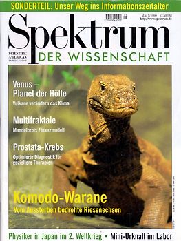 Spektrum der Wissenschaft 5/1999: Physiker in Japan im 2. Weltkrieg, Mini-Urknall im Labor [Broschiert]