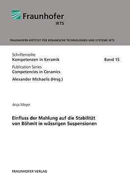 Einfluss der Mahlung auf die Stabilität von Böhmit in wässrigen Suspensionen