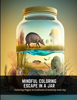 Mindful Coloring Escape in a Jar: Coloring Pages to Cultivate Creativity and Joy