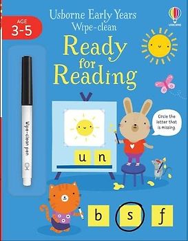 Early Years Wipe-Clean Ready for Reading: 1 (Usborne Early Years Wipe-clean)