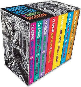 Harry Potter Boxed Set: The Complete Collection (Adult Paperback): Contains: Philosopher's Stone / Chamber of Secrets / Prisoner of Azkaban / Goblet ... Phoenix / Half-Blood Prince / Deathly Hollows