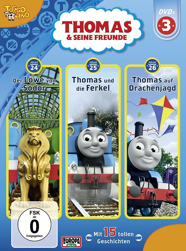 Thomas & seine Freunde - Mit 15 tollen Geschichten [3 DVDs] DVD