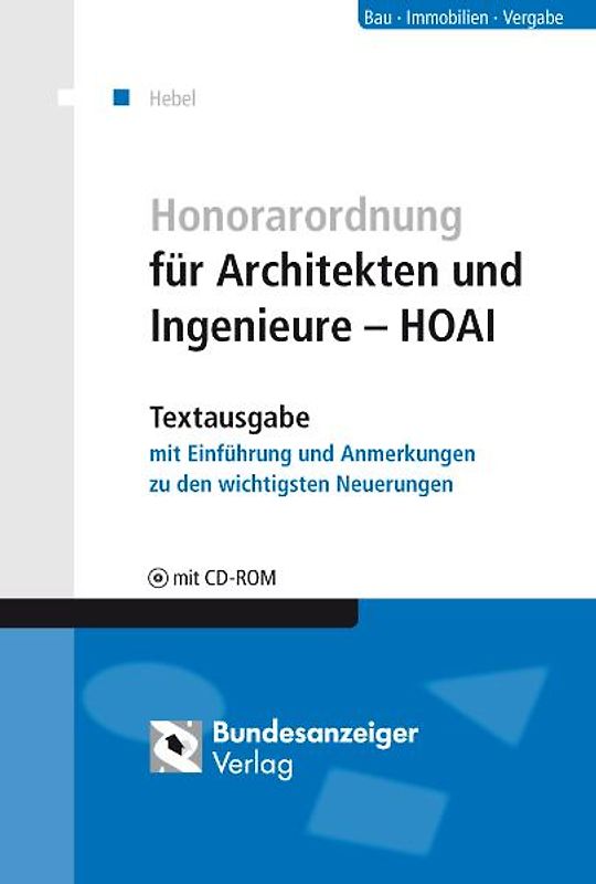 Honorarordnung für Architekten und Ingenieure - HOAI