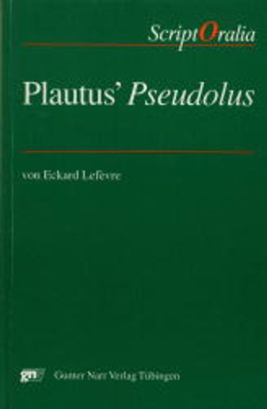 Plautus' Pseudolus