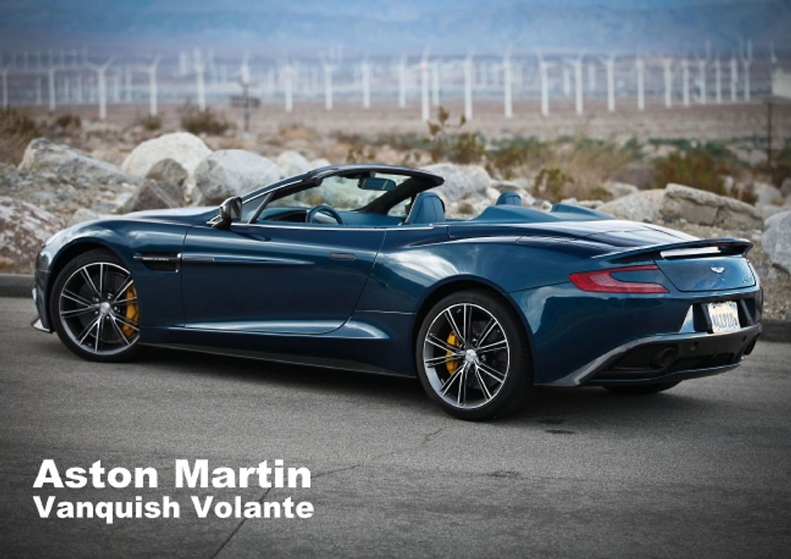 Aston Martin Vanquish Volante (Posterbuch DIN A4 quer)