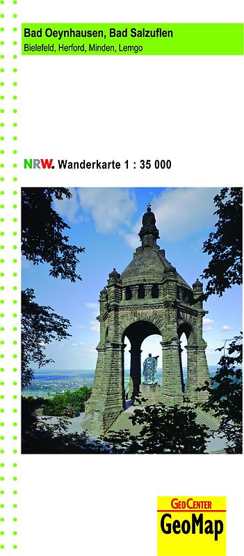 Bad Oeynhausen, Bad Salzuflen Wanderkarte 1:35 000