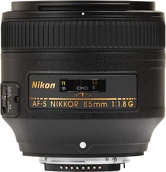 Nikon AF-S NIKKOR 85 mm F1.8 G 67 mm Objectif (adapté à Nikon F) noir