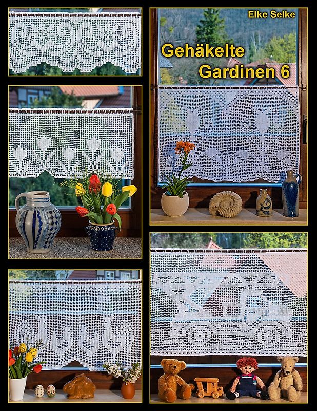 Gehäkelte Gardinen 6