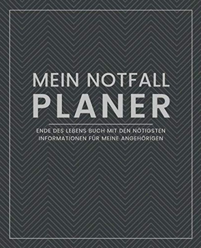 Mein Notfall Planer - Ende Des Lebens Buch mit den Nötigsten Informationen für Meine Angehörigen (Streifen): Geführtes Logbuch mit wichtigen Daten wie ... Finanzen, letzte Wünsche und mehr