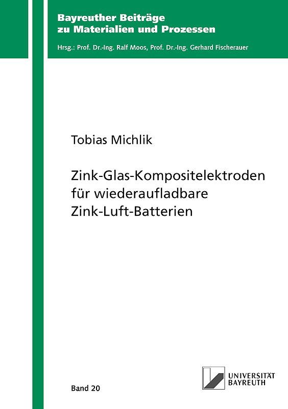 Zink-Glas-Kompositelektroden für wiederaufladbare Zink-Luft-Batterien