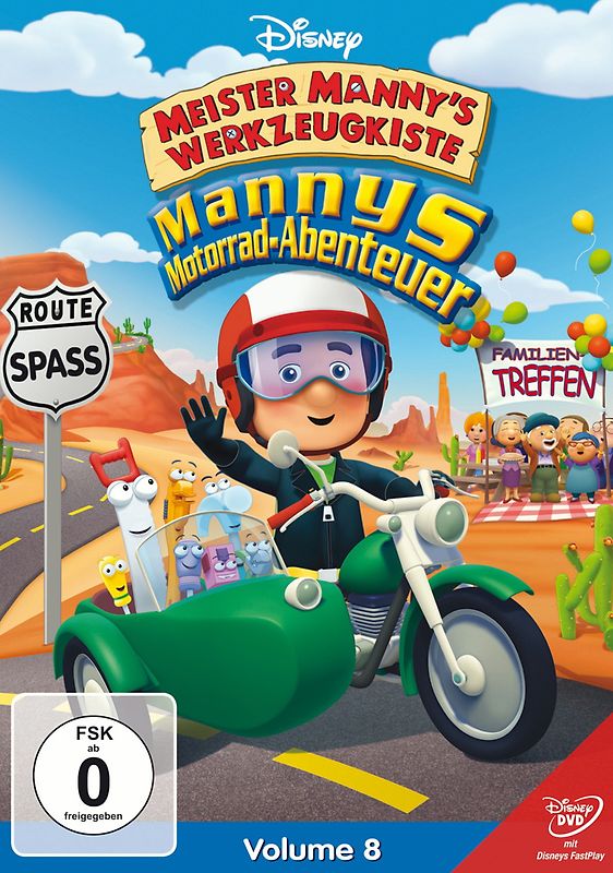 Meister Manny's Werkzeugkiste 8: Meister Manny's Motorrad-Abenteuer DVD