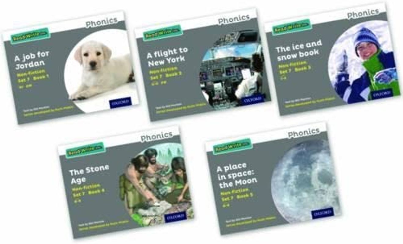 Read Write Inc. Phonics: Grey Set 7 Non-fiction books (Mixed Pack of 5)