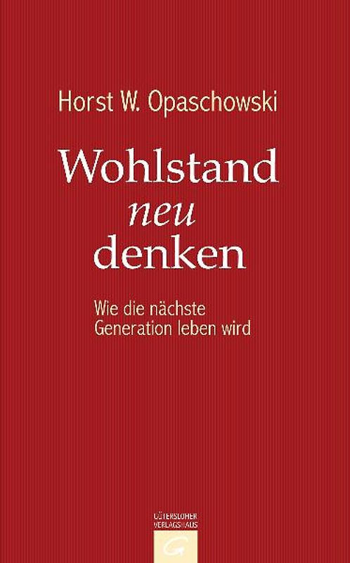 Wohlstand neu denken