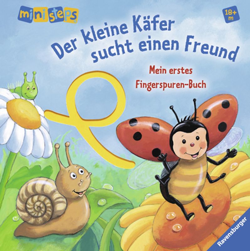Mein erstes Fingerspuren-Buch: Der kleine Käfer sucht einen Freund