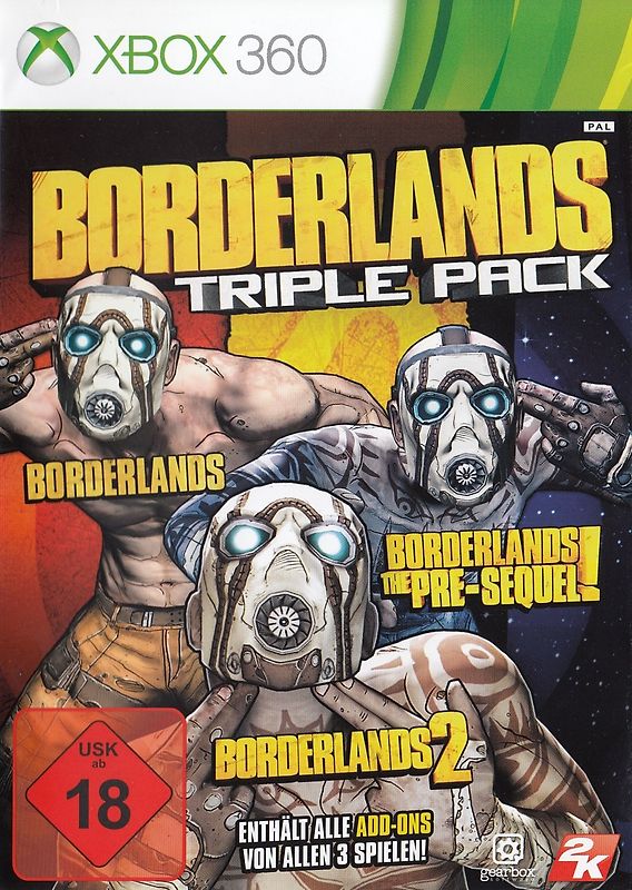 Borderlands [Triple Pack] Xbox 360