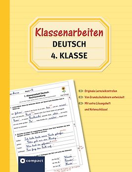 Klassenarbeiten Deutsch 4. Klasse