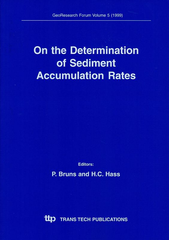 On the Determination of Sediment Accumulation Rates