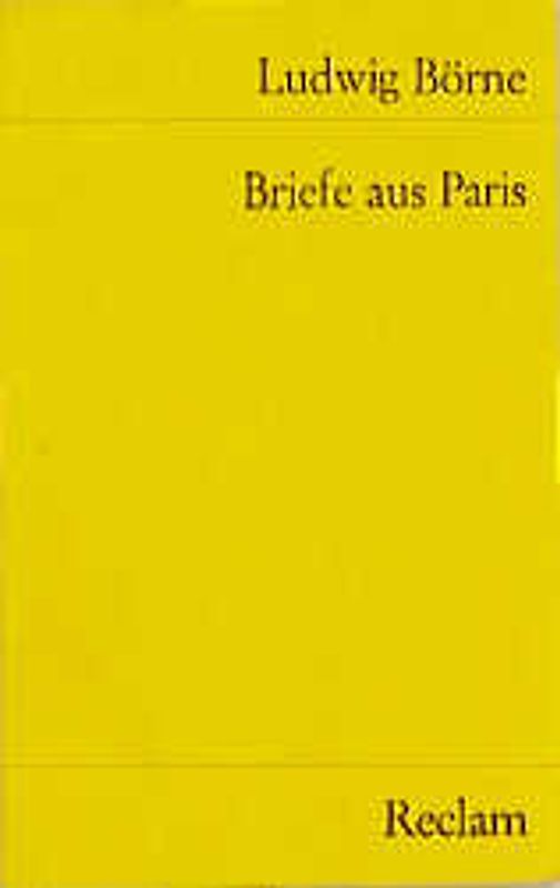 Briefe aus Paris