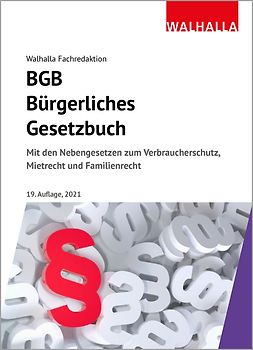 BGB - Bürgerliches Gesetzbuch Ausgabe 2021