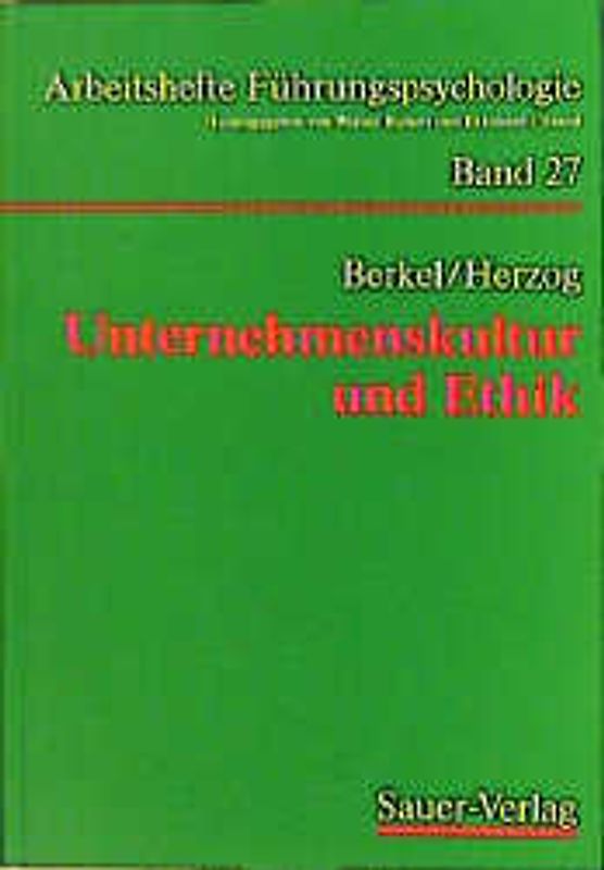 Unternehmenskultur und Ethik