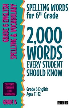 Spelling Words for 6th Grade
