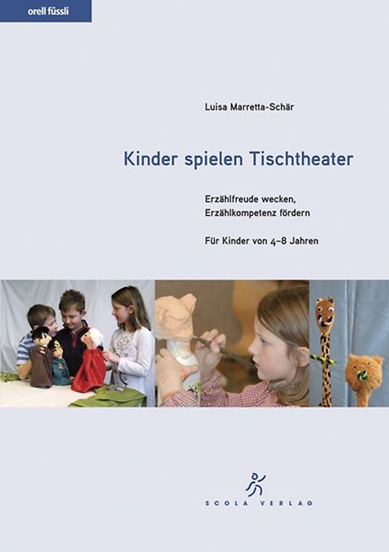 Kinder spielen Tischtheater