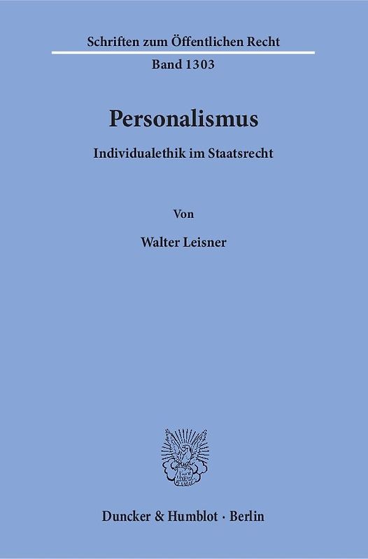Personalismus.