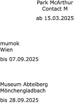 Park McArthur. Contact M