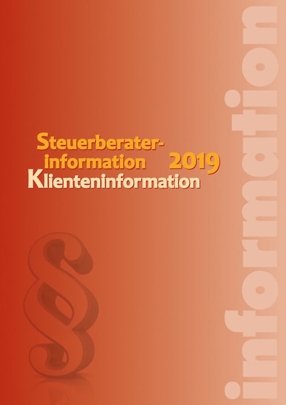 Steuerberaterinformation 2019