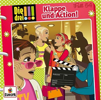 Die drei !!! - 054/Klappe und Action! [Audio CD]
