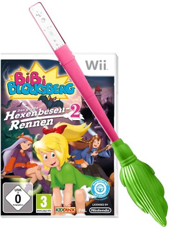 Bibi Blocksberg: Das große Hexenbesenrennen 2 [inkl. Hexenbesen] Nintendo Wii