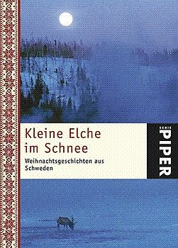 Kleine Elche im Schnee