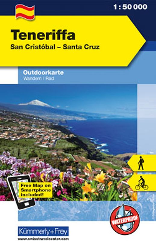 Kümmerly+Frey Outdoorkarte Teneriffa 1:60.000