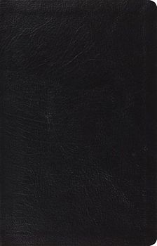 ESV Large Print Thinline Reference Bible, Red Letter (Genuine Leather, Black)