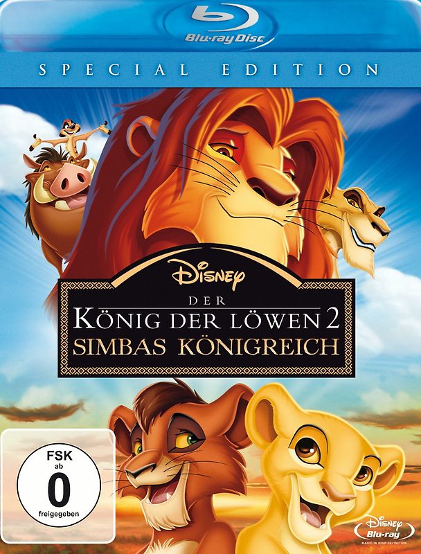 Der König der Löwen 2 - Simbas Königreich  [Special Edition] Blu-ray Disc