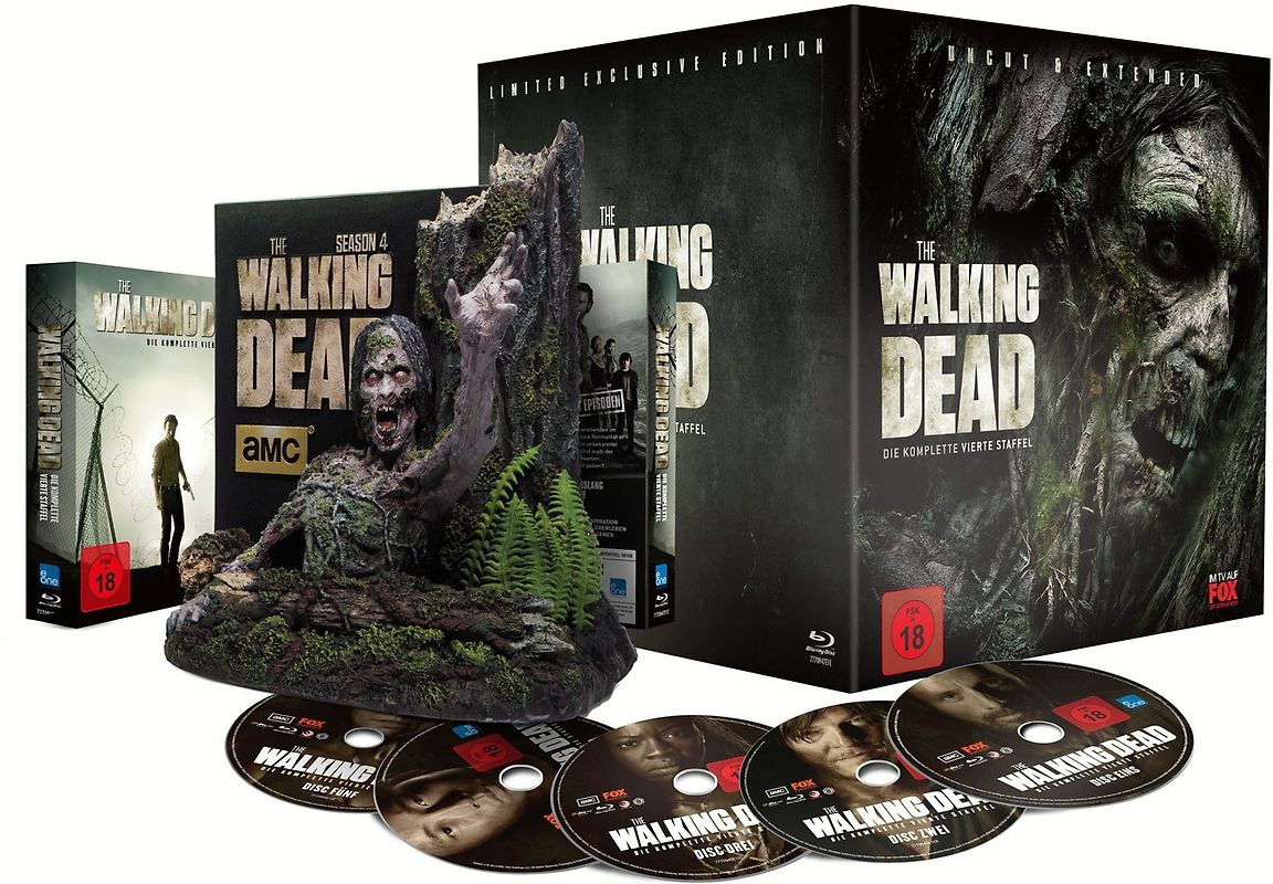 The Walking Dead - Die komplette vierte Staffel - Limited Edition TreeWalker Box - Uncut & Extended Blu-ray Disc