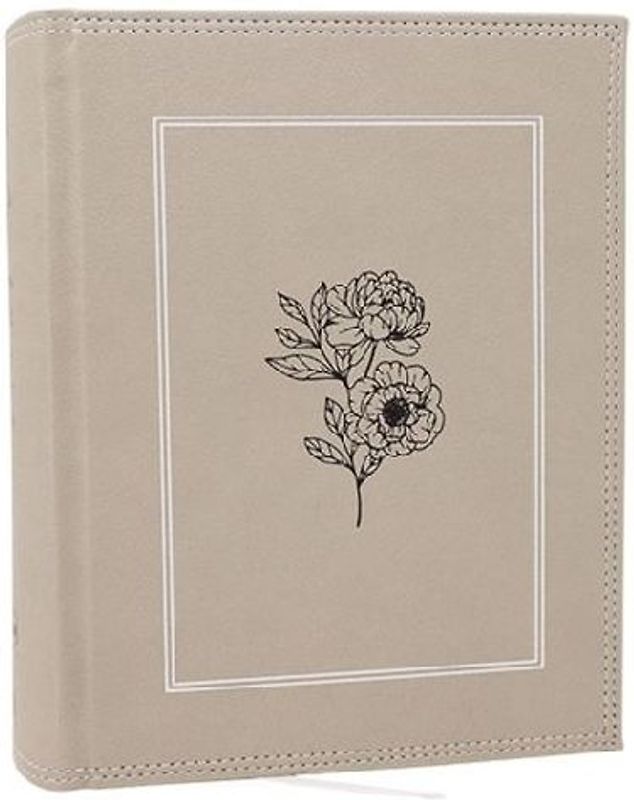 Nkjv, Journal the Word Bible: Reflect, Journal or Create Art Next to Your Favorite Verses (Stone Leathersoft Over Board, Red Letter, Comfort Print)