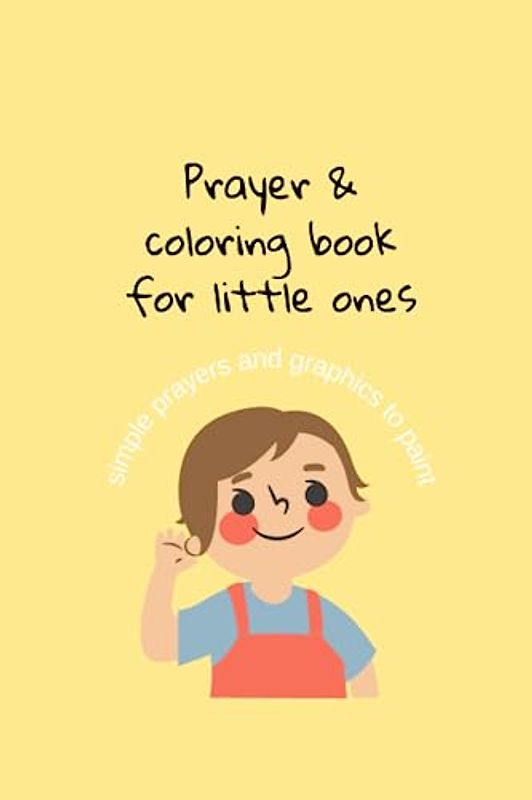 Prayer book and coloring for child