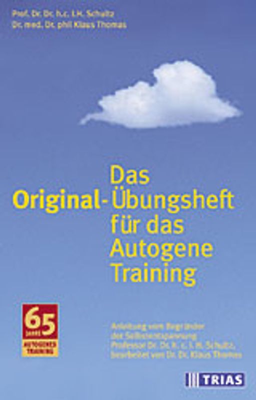 Übungsheft für das Autogene Training