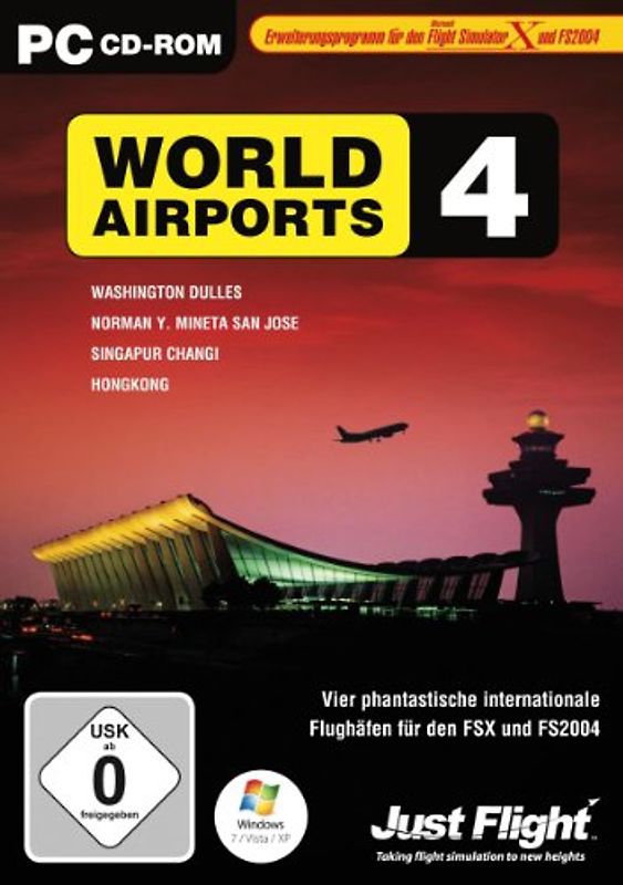 Flight Simulator X - World Airports 4 [Addon] PC Spiele