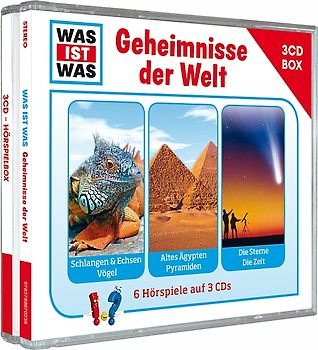 WAS IST WAS 3-CD-Hörspielbox Geheimnisse der Welt