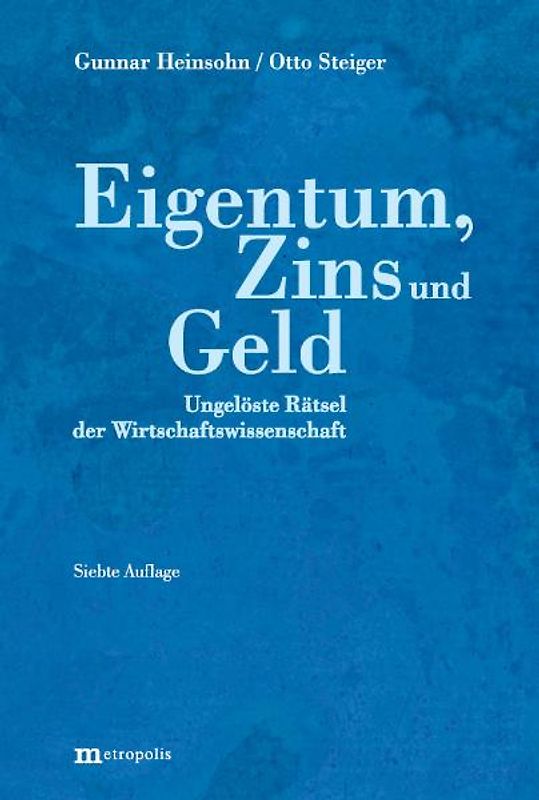 Eigentum, Zins und Geld