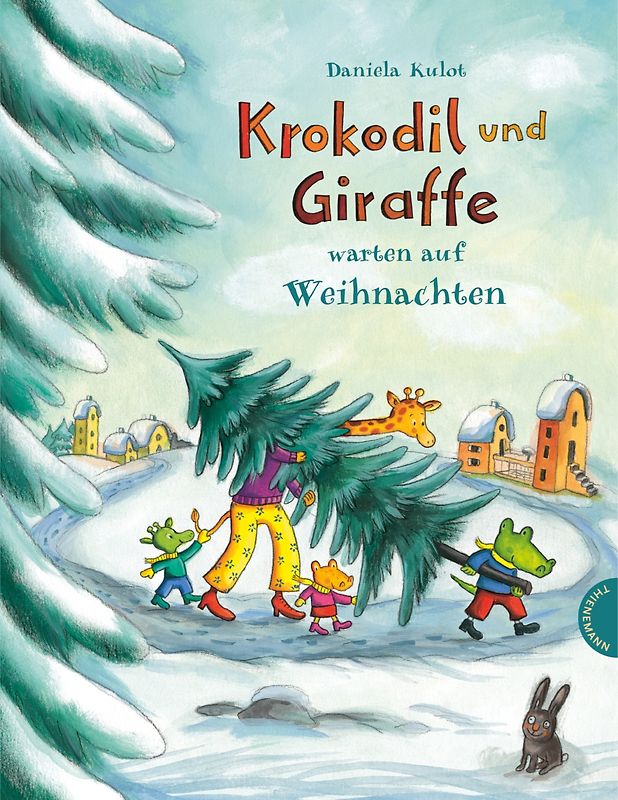Krokodil und Giraffe: Krokodil und Giraffe warten auf Weihnachten