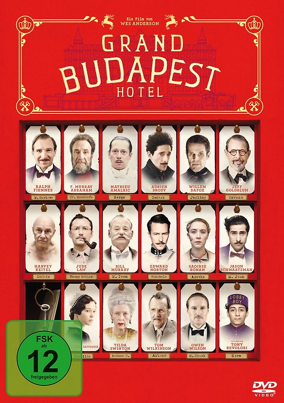 Grand Budapest Hotel DVD